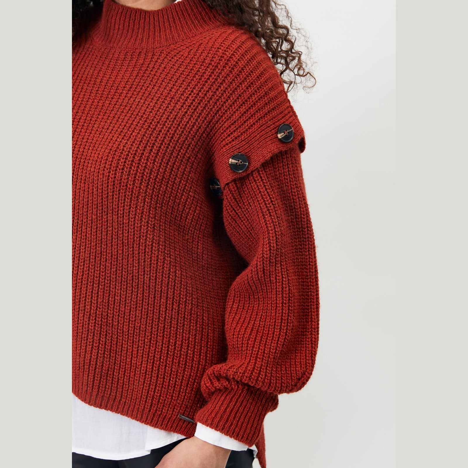Elton ETHibba Knit Pullover 093 Dark Orange