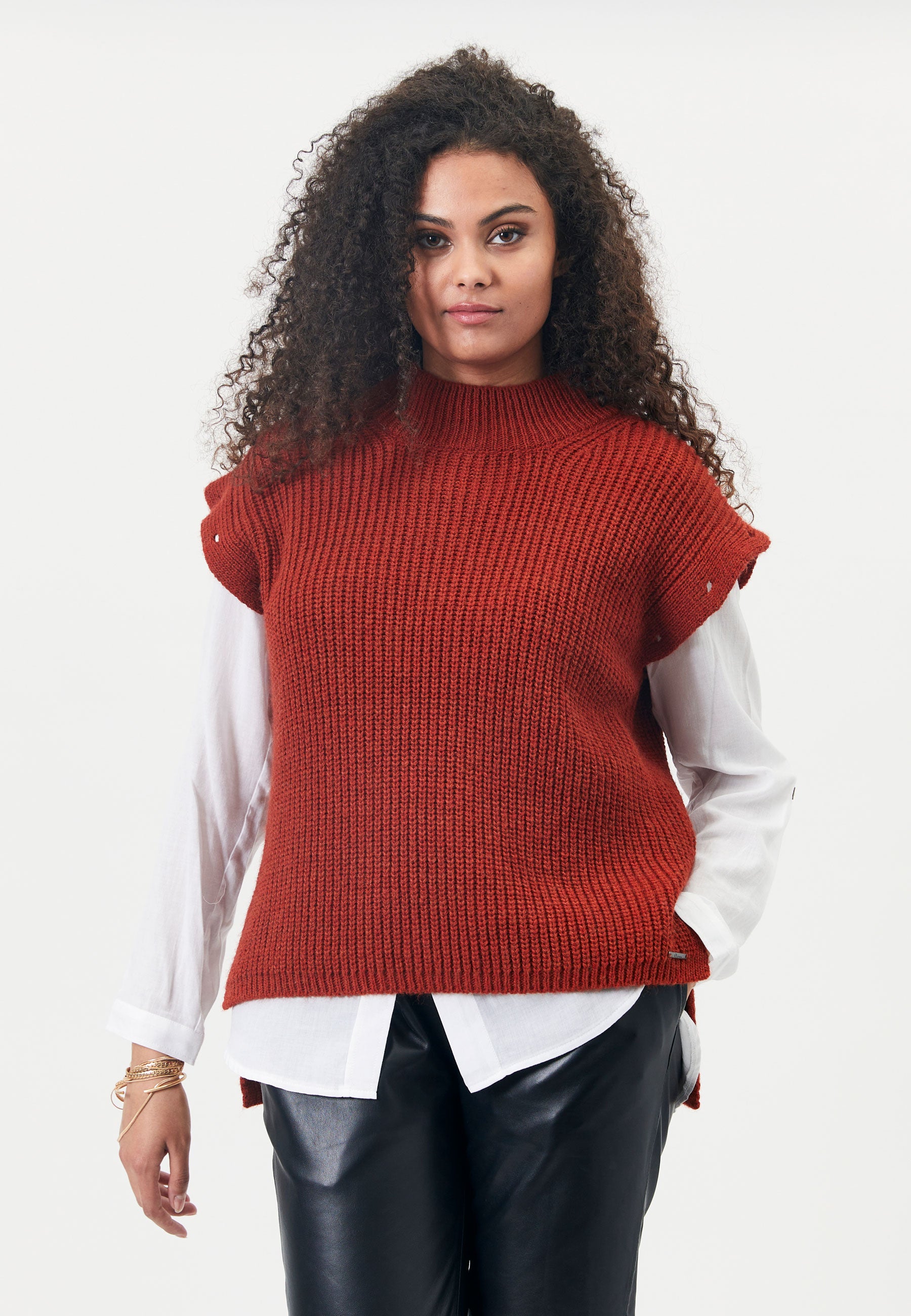 Elton ETHibba Knit Pullover 093 Dark Orange