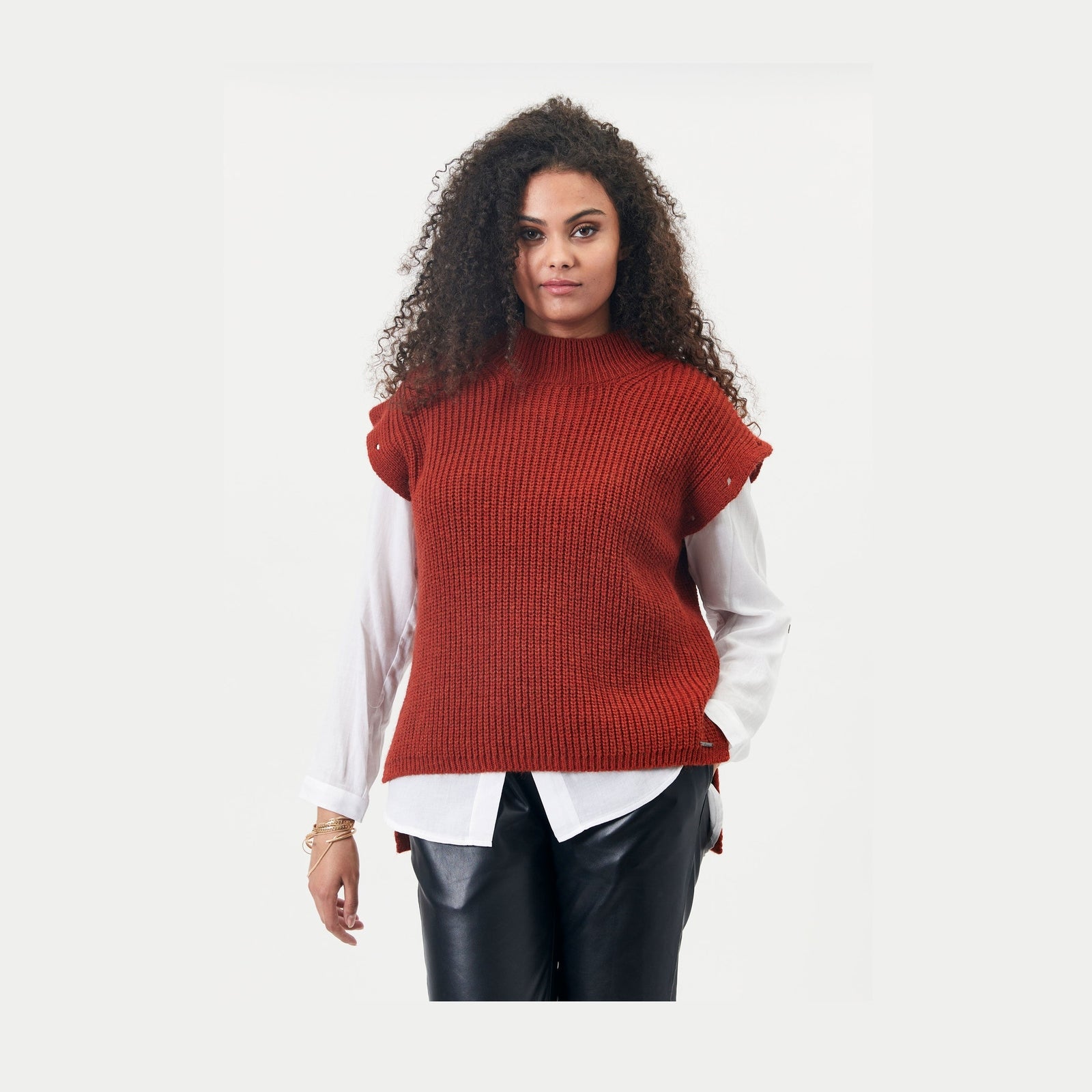 Elton ETHibba Knit Pullover 093 Dark Orange