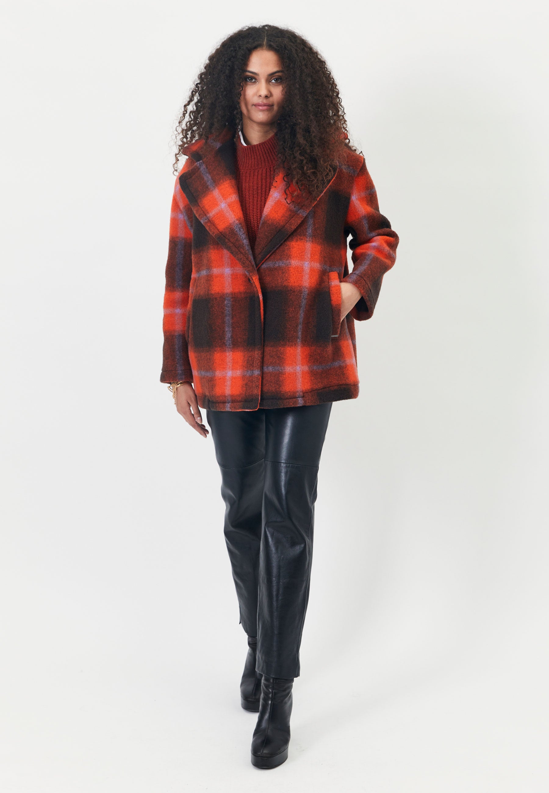 Elton ETIngeborg Overtøj 093 Dark Orange