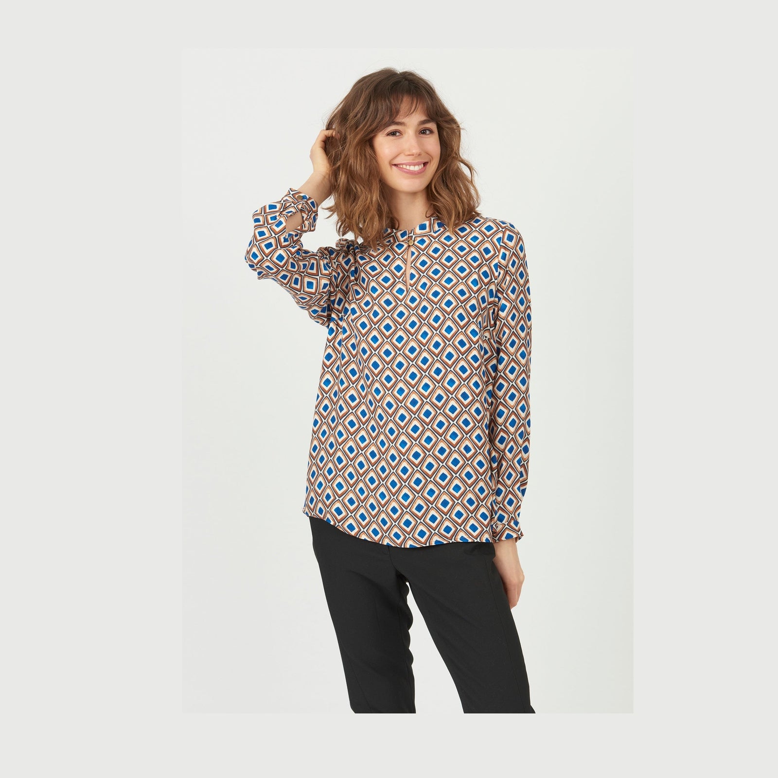 Elton ETIza Bluser 266 Cobalt Blue