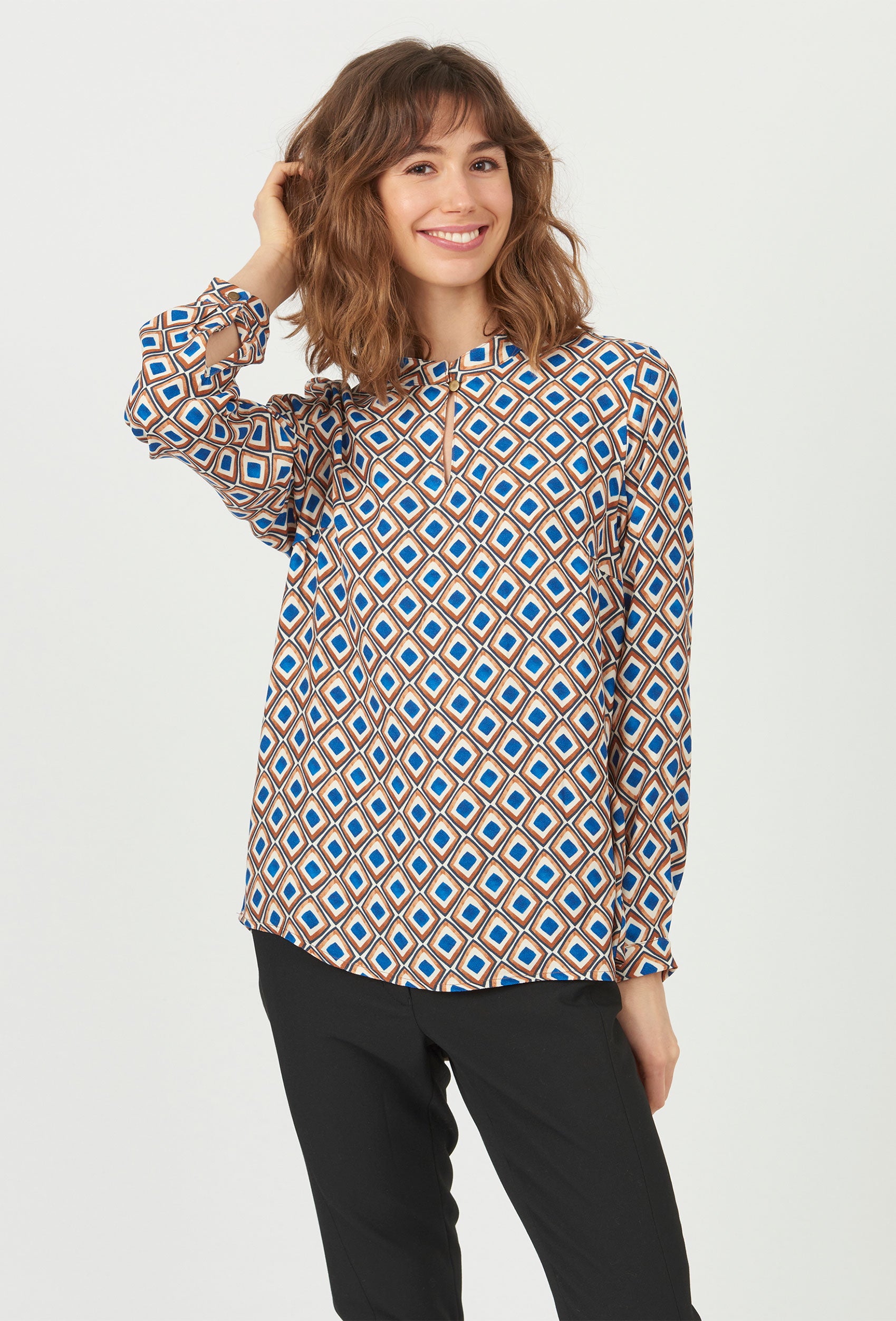 Elton ETIza Bluser 266 Cobalt Blue