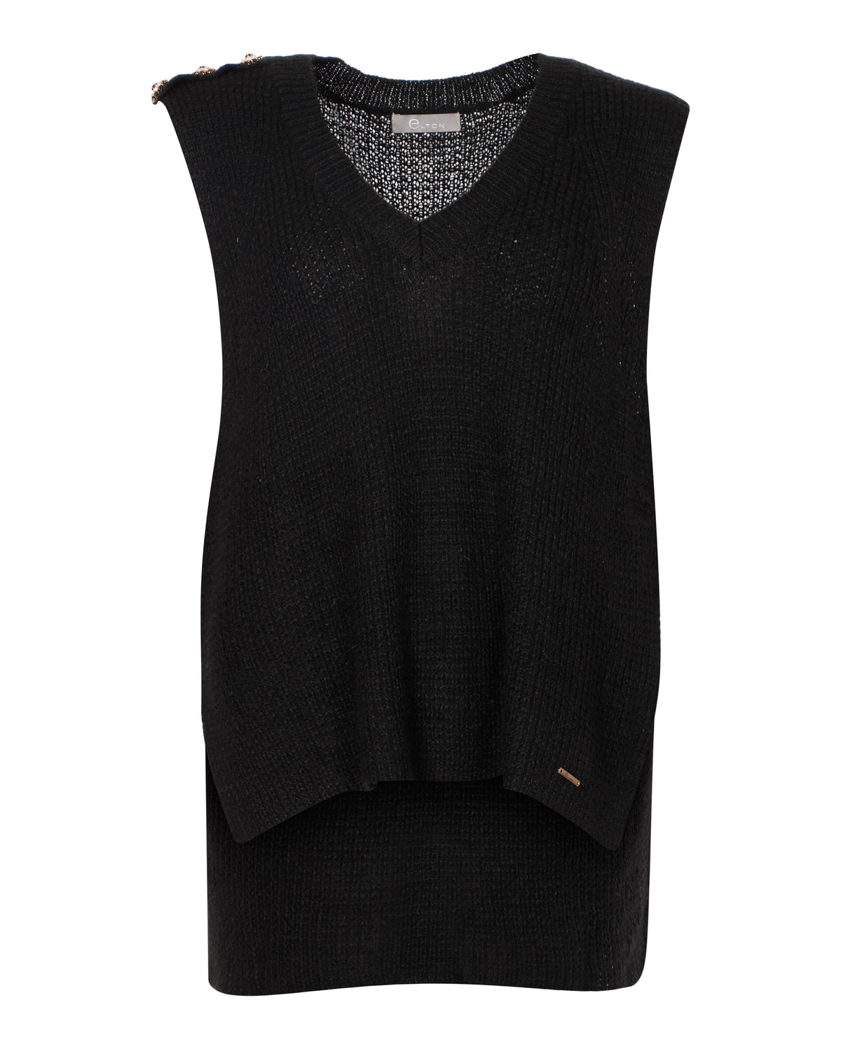 Elton ETKarla Knit Pullover 005 Black