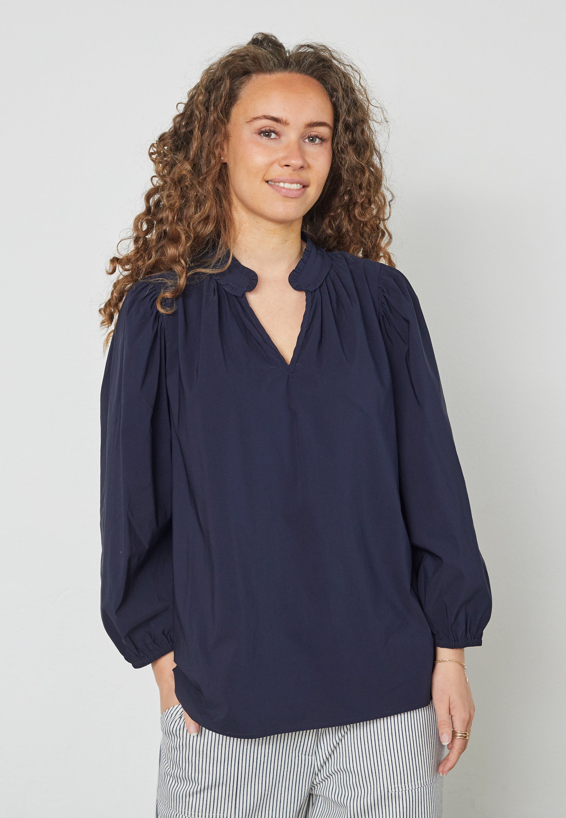 Elton ETKif Bluser 5999 NAVY BLUE