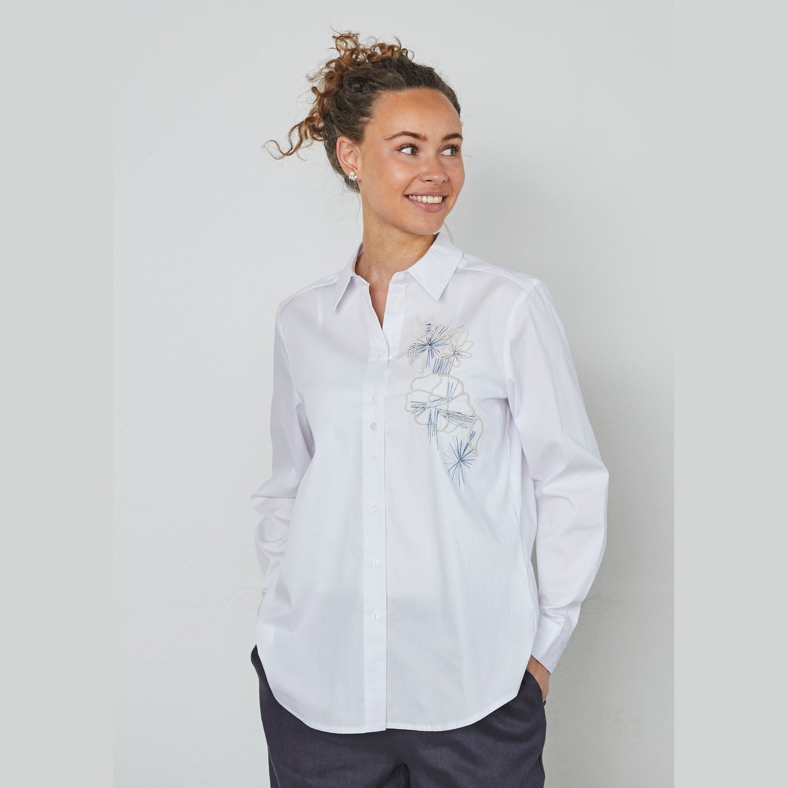 Elton ETKristi Skjortebluser 9001 Optical white