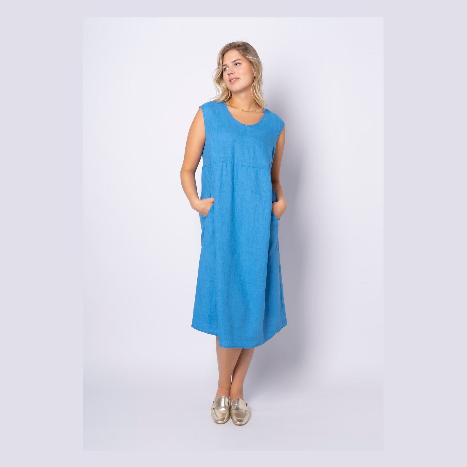 Elton ETLarisa Kjoler 140 Sapphire blue