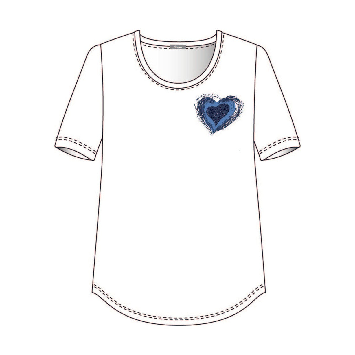 Elton ETLeanna T-Shirt 1000 OFF WHITE
