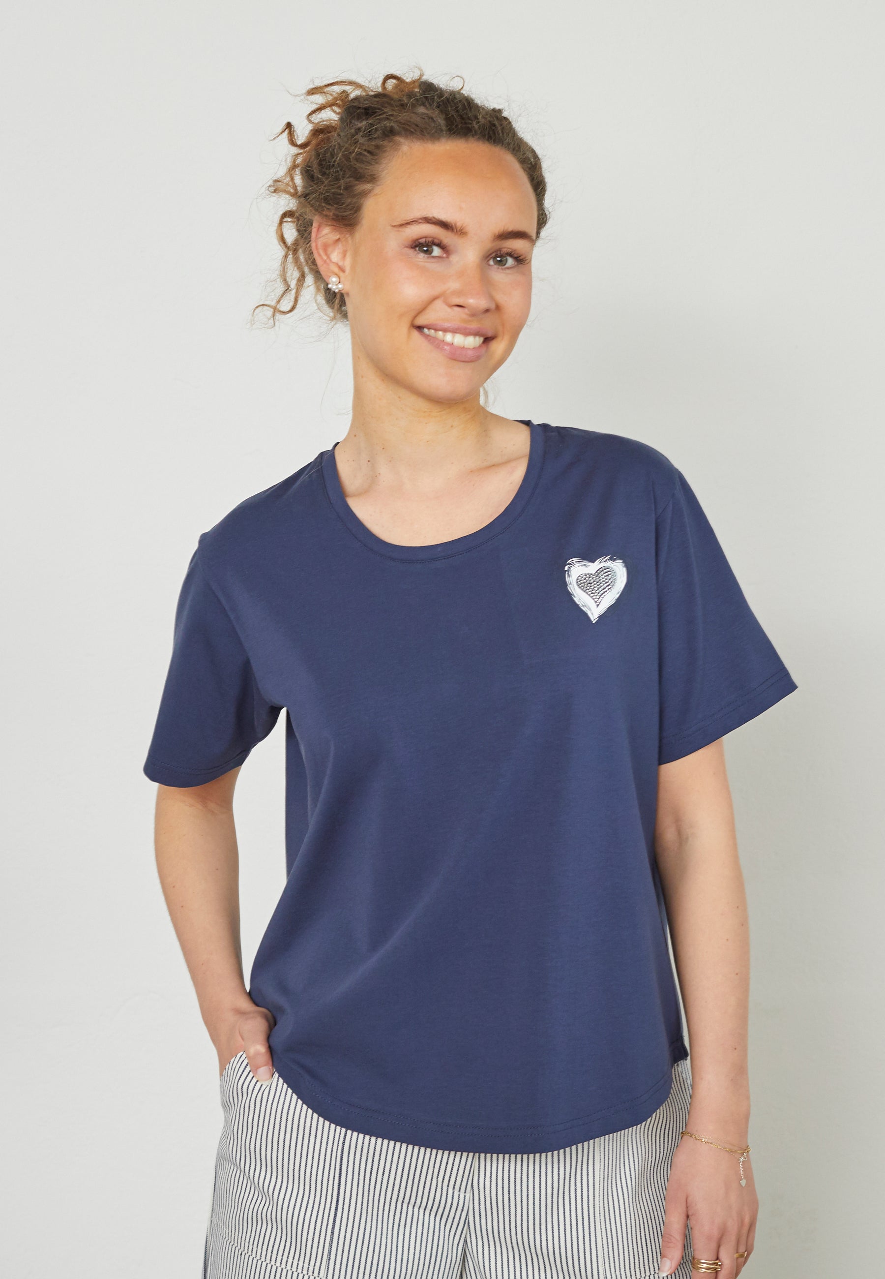 Elton ETLeanna T-Shirt 5999 NAVY BLUE