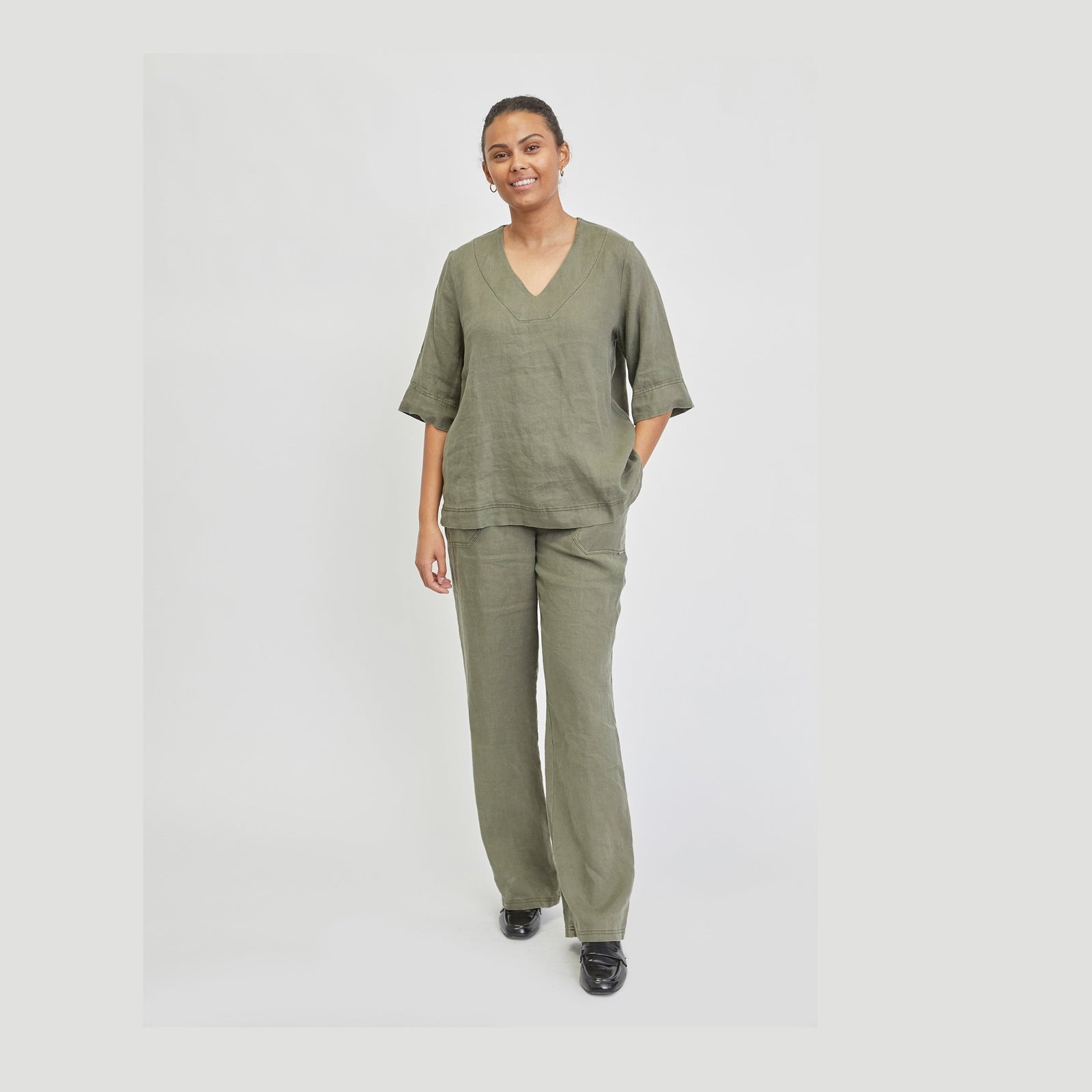Elton ETLibby Bluser 3770 Dusty olive green