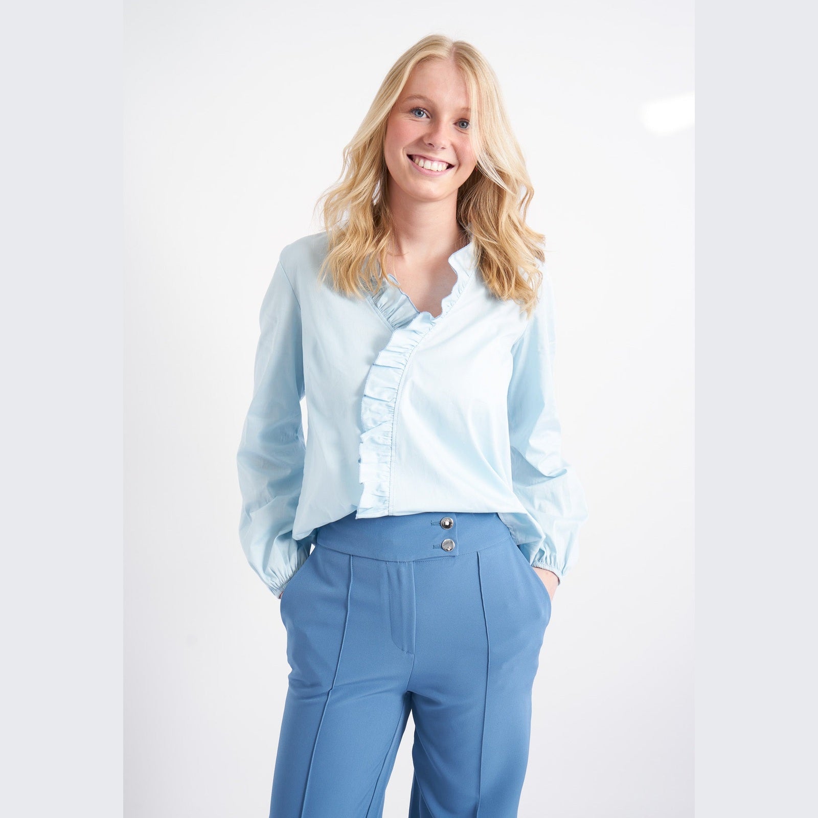 Elton ETLolan Bluser 5005 Dusty pale blue