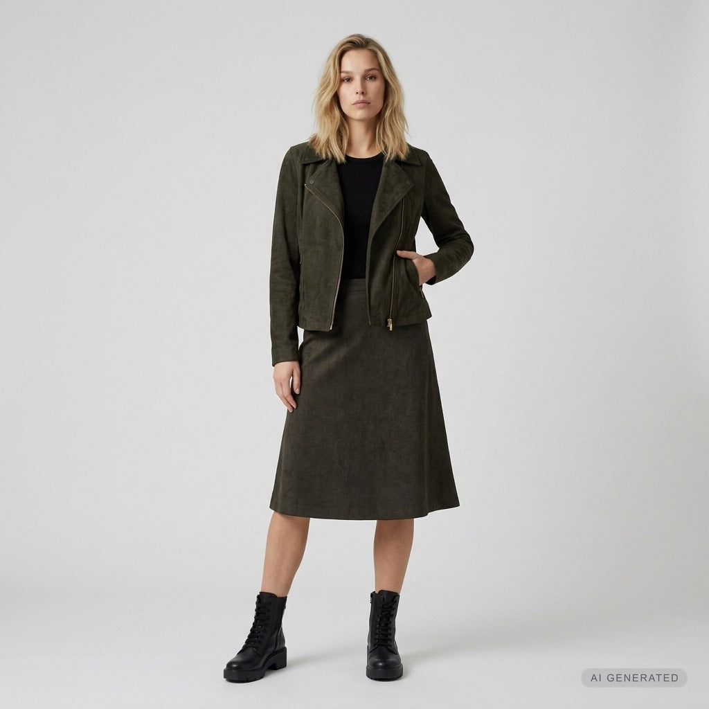 Elton ETLydia Jakker 3506 Khaki Green
