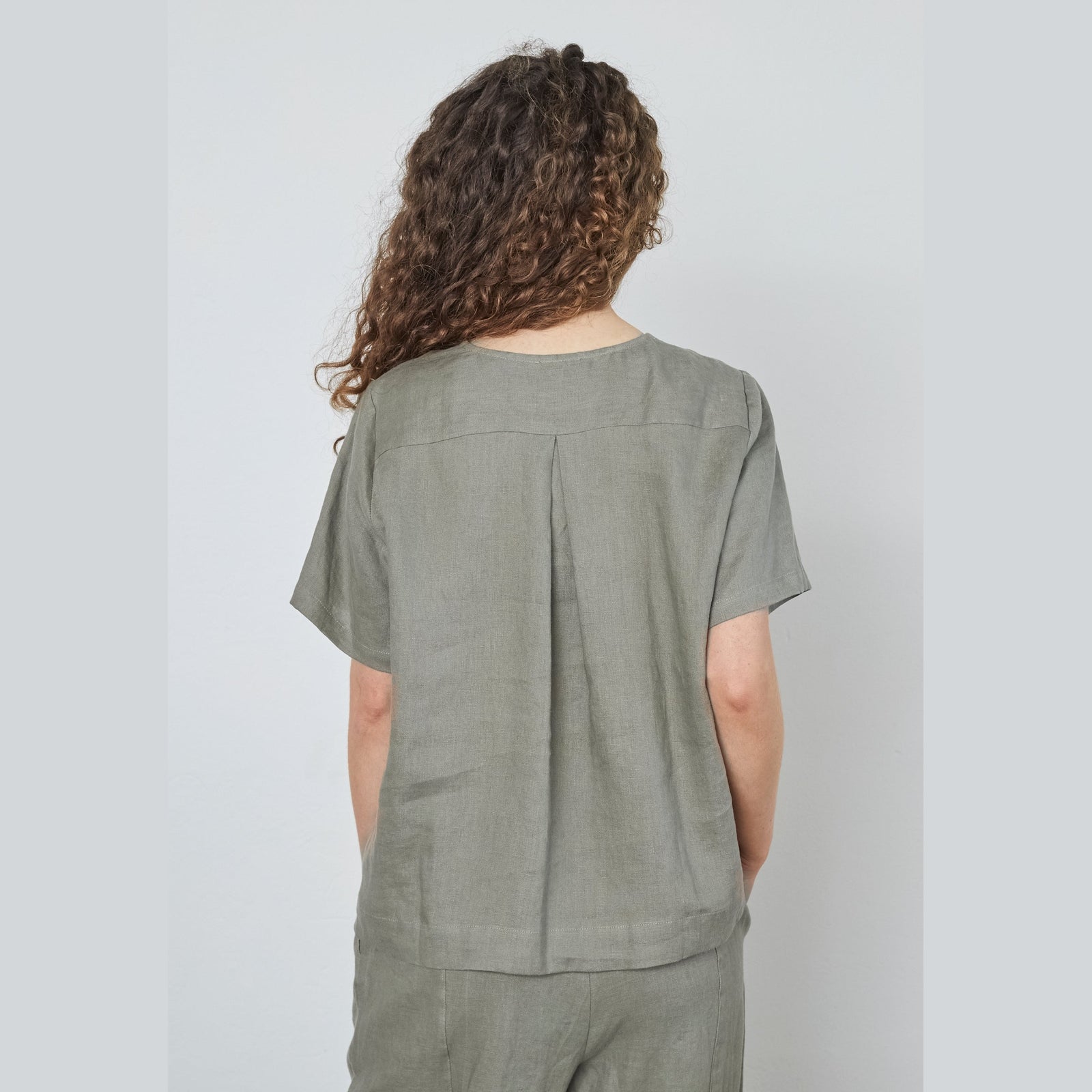 Elton ETLykke Bluser 3506 Khaki Green