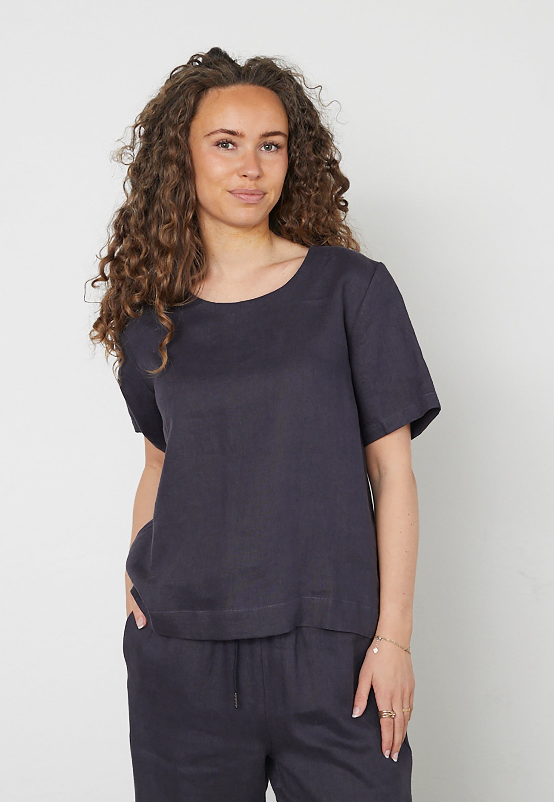 Elton ETLykke Bluser 5999 NAVY BLUE