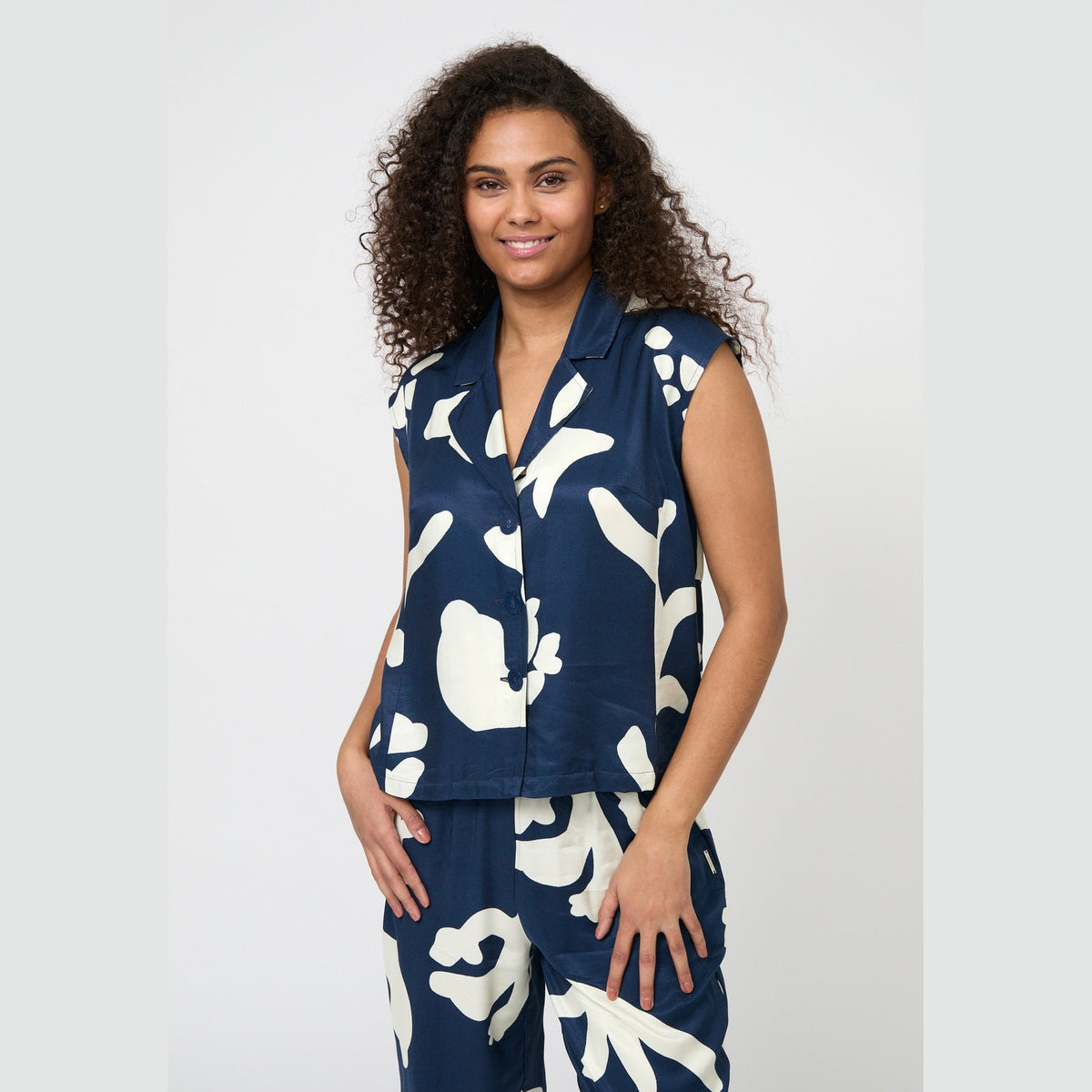 Elton ETMacy Bluser 5599 Navy Blue