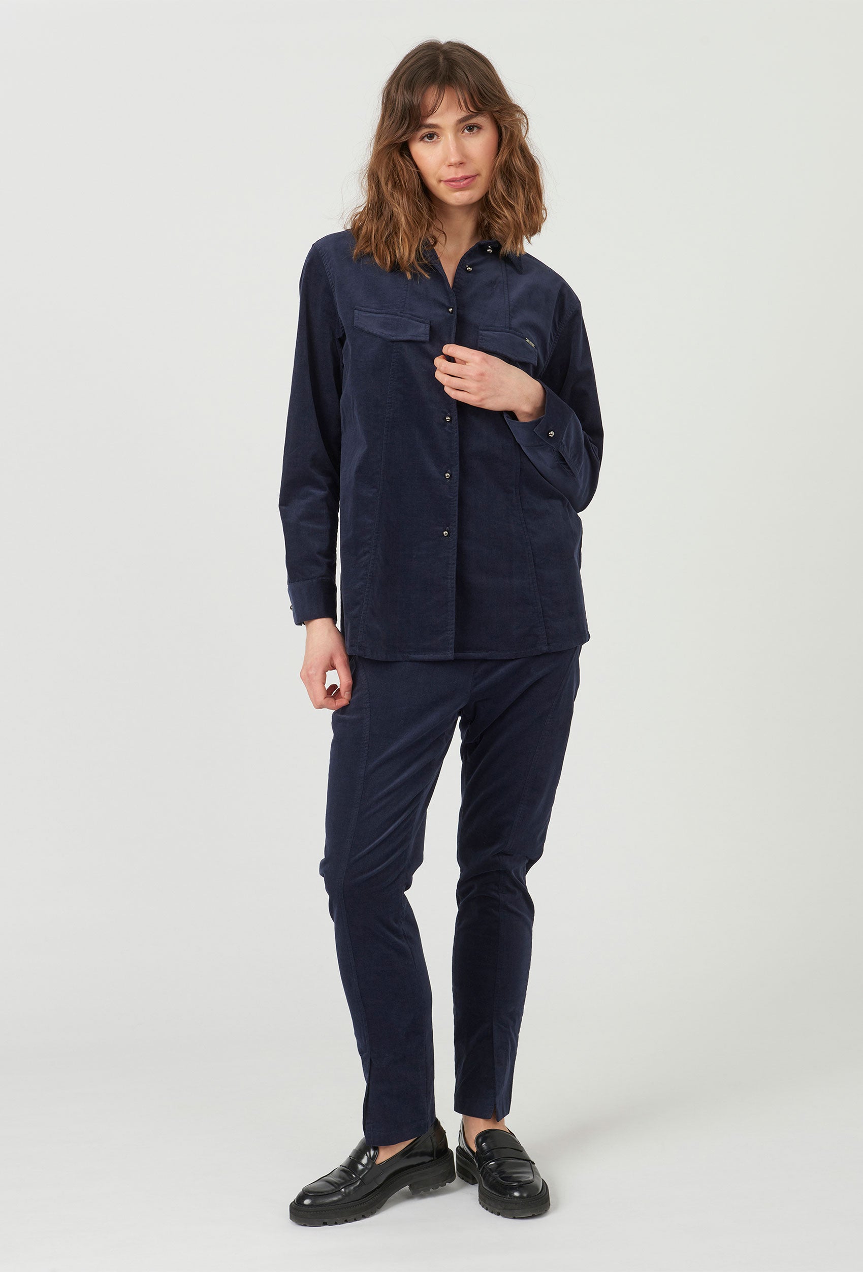 Elton ETMary Skjortebluser 009 Navy blue