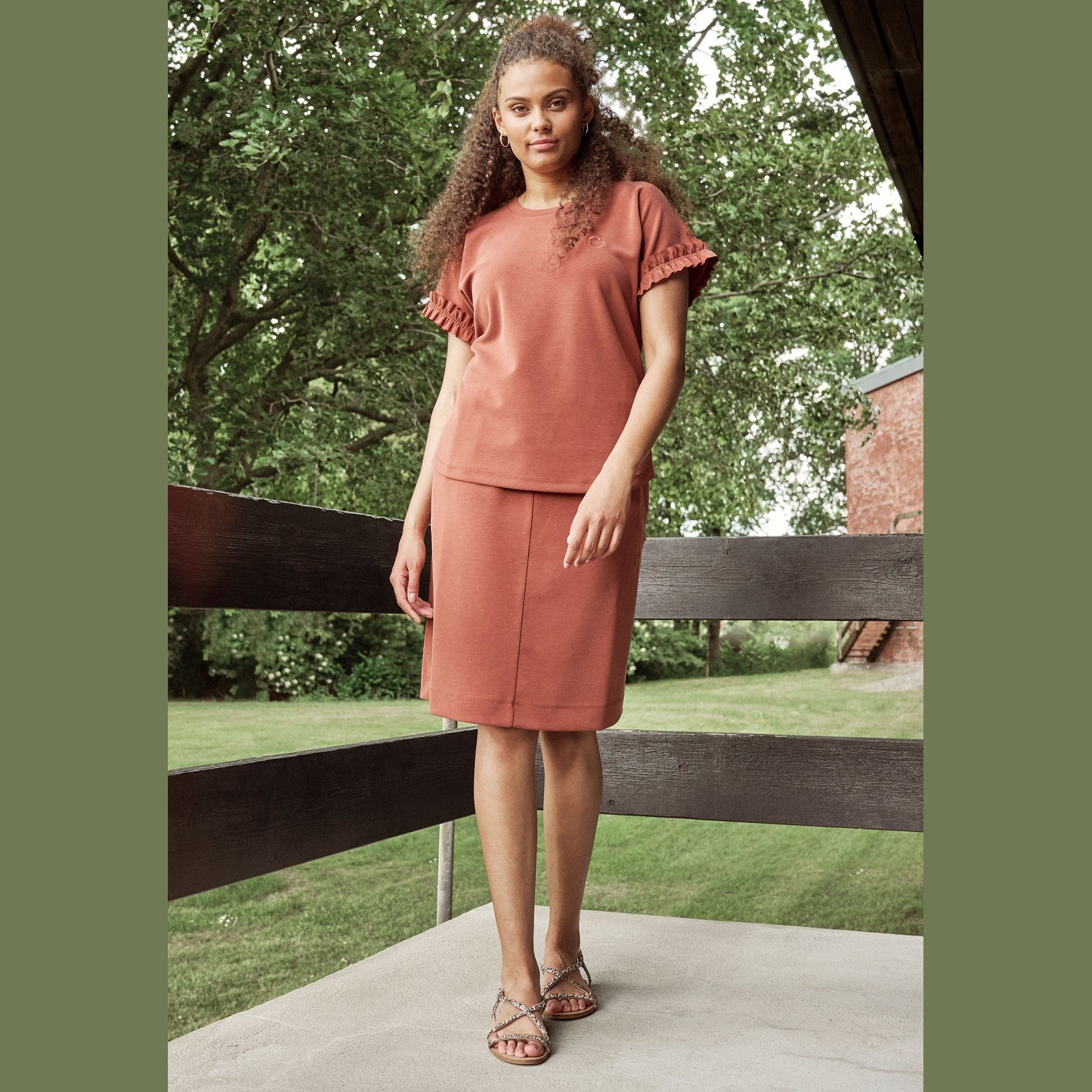 Elton ETMarylou Bluser 1650 Hazelnut Chocolate Brown
