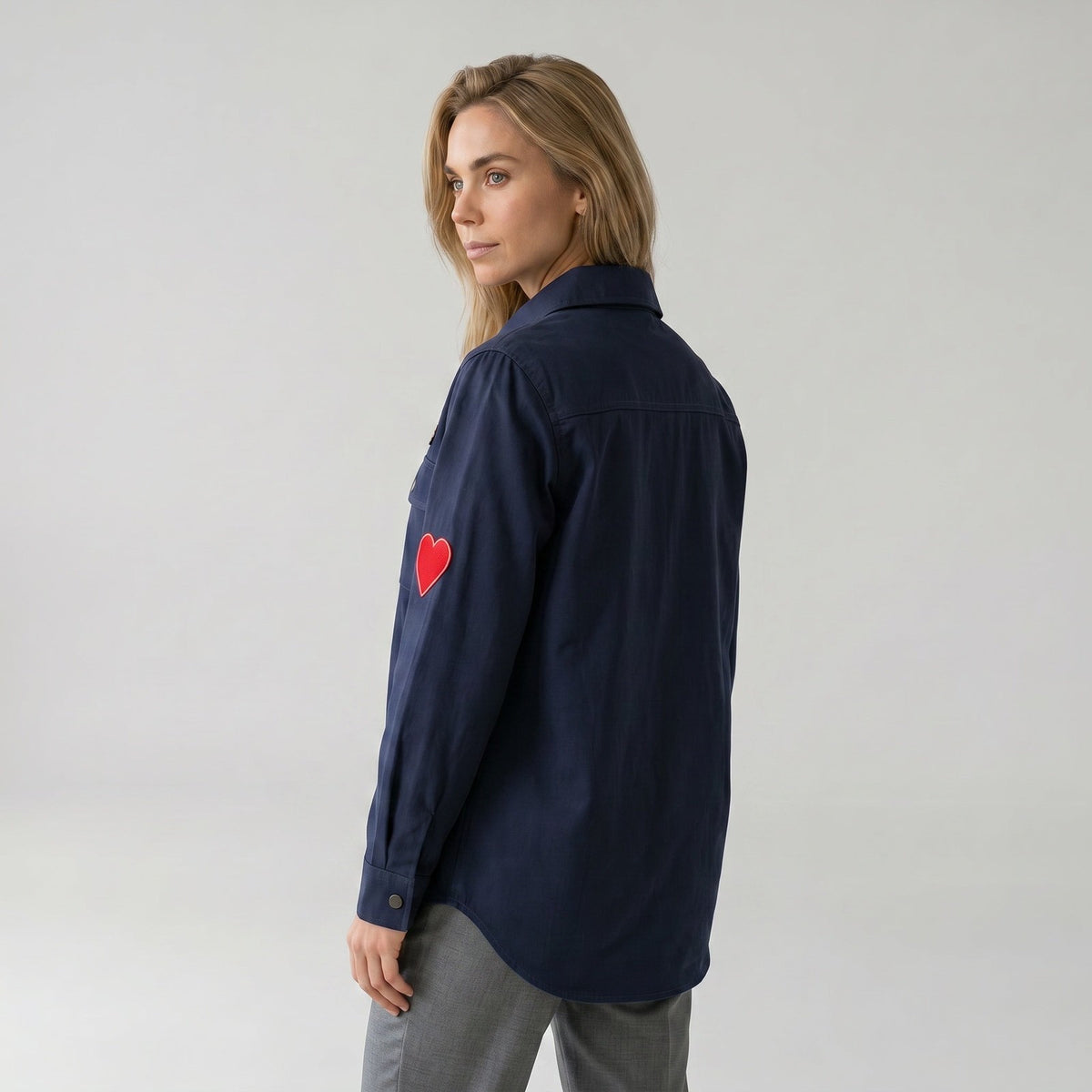 Elton ETNena Skjortebluser 5999 NAVY BLUE