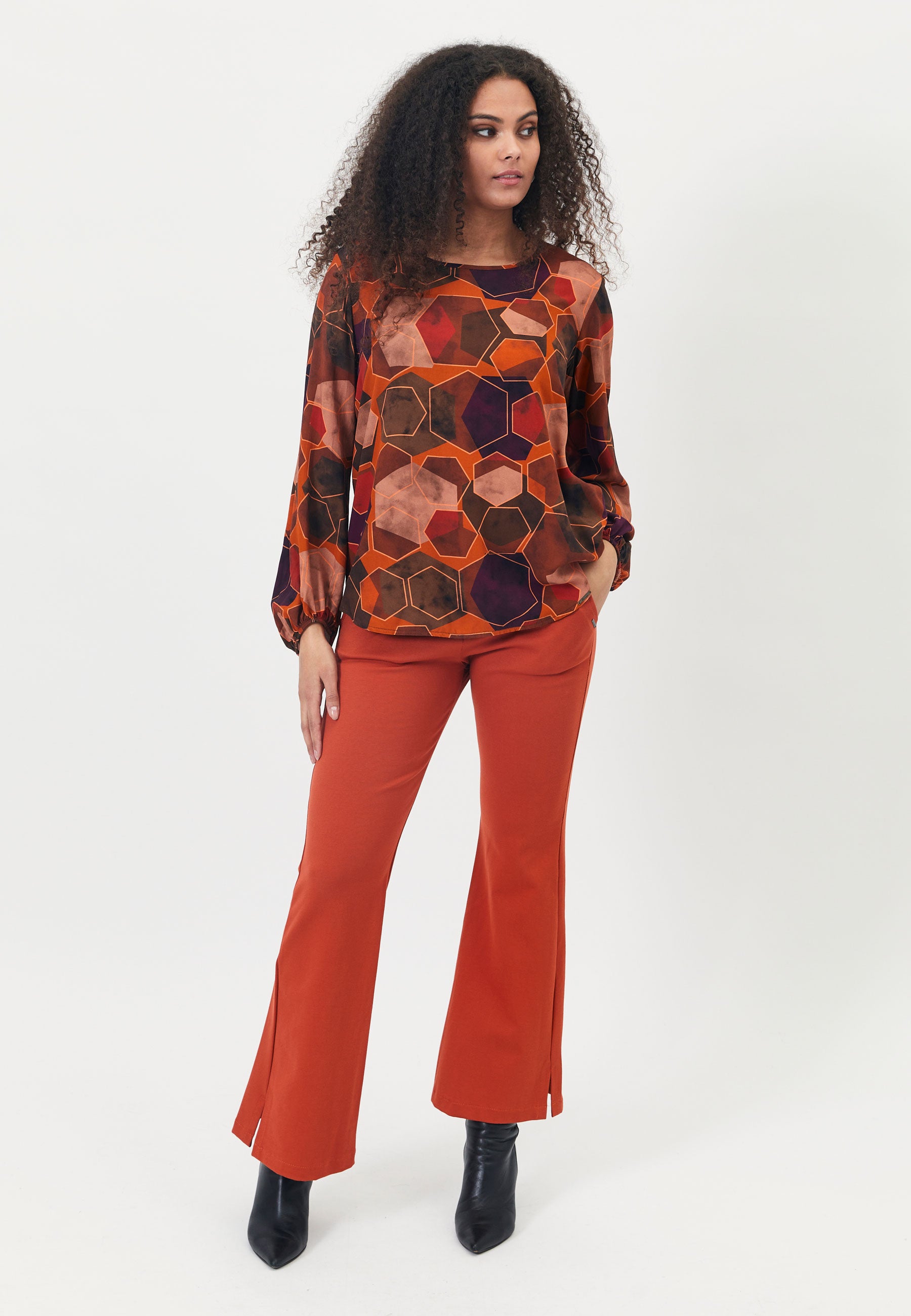 Elton ETNiza Bukser 093 Dark Orange