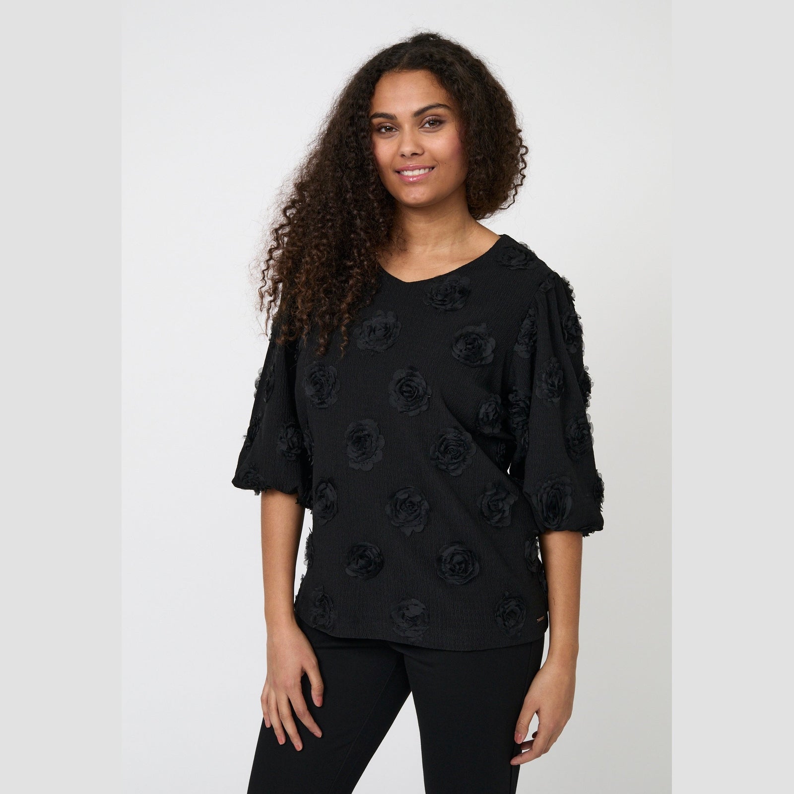 Elton ETRosabel Bluser 9999 BLACK
