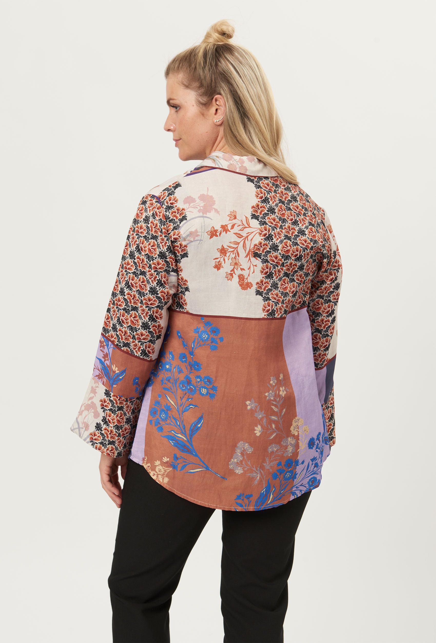 Elton ETSusan Skjortebluser 052 Denim Blue