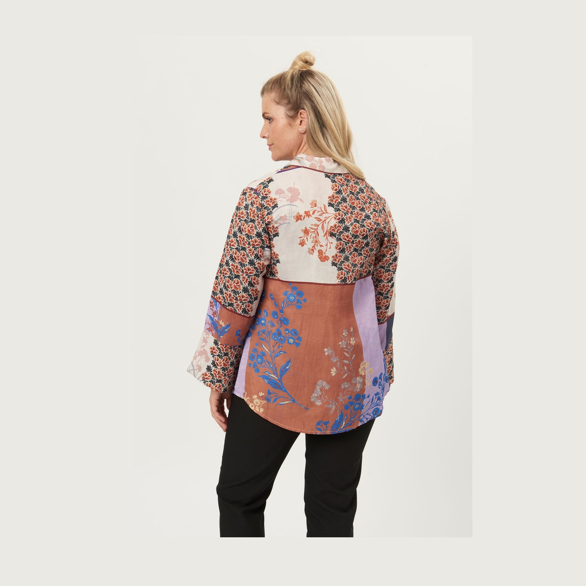 Elton ETSusan Skjortebluser 052 Denim Blue