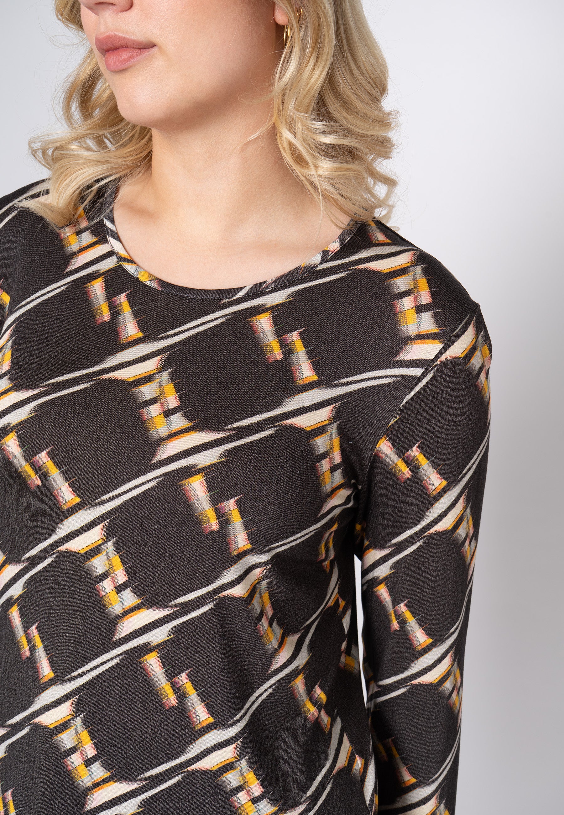 Elton ETT-shirts T-Shirt 094 Dark Grey Melange