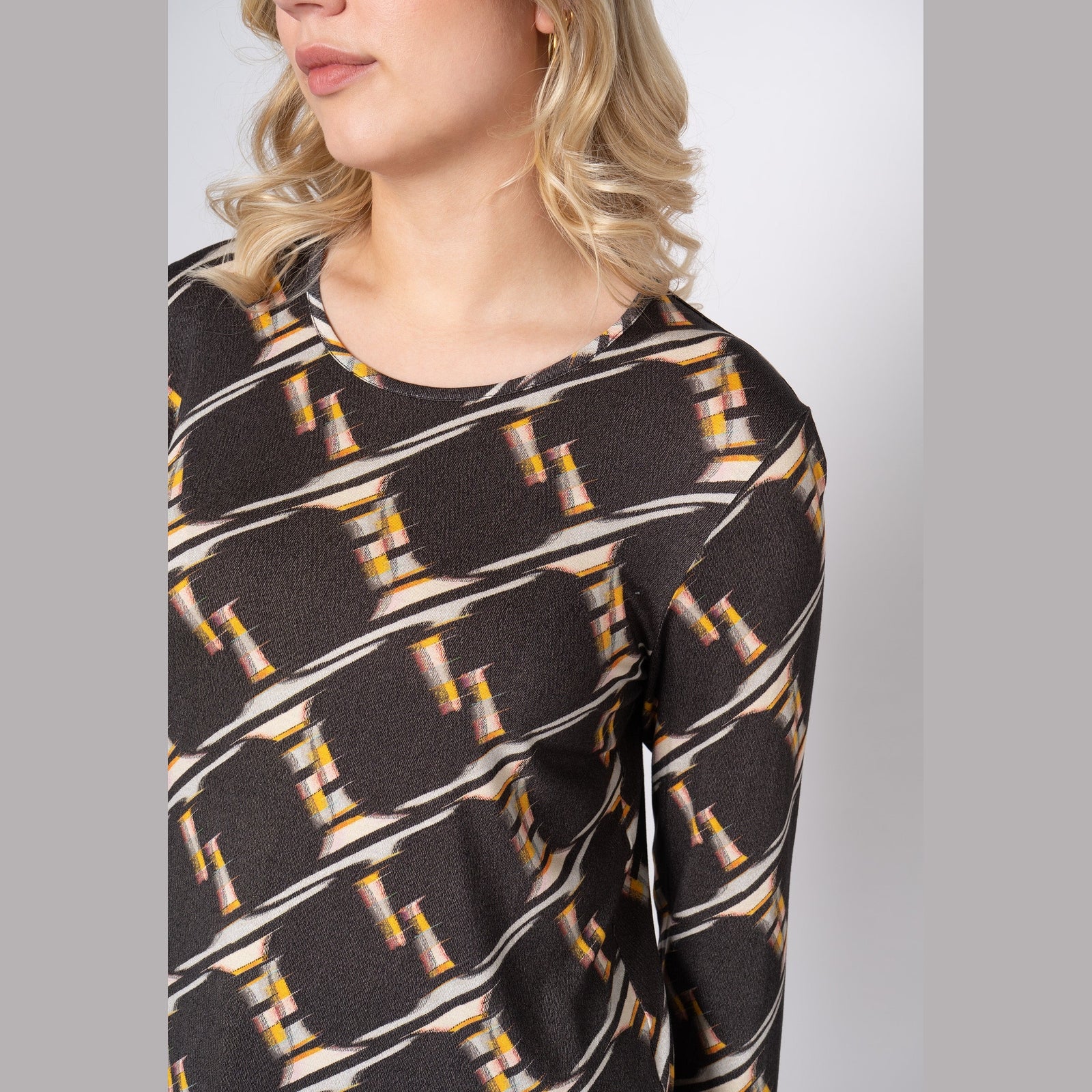 Elton ETT-shirts T-Shirt 094 Dark Grey Melange