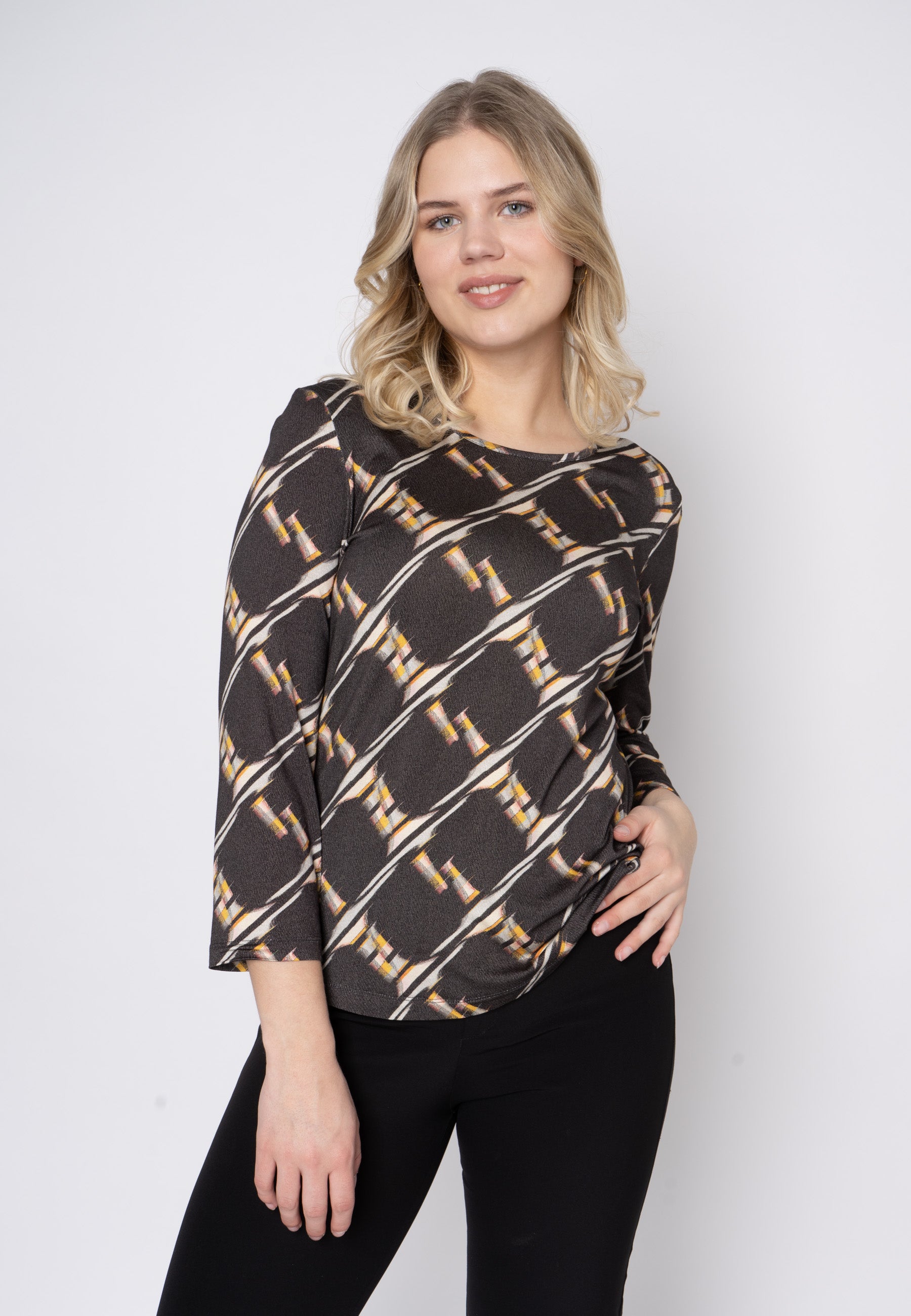 Elton ETT-shirts T-Shirt 094 Dark Grey Melange