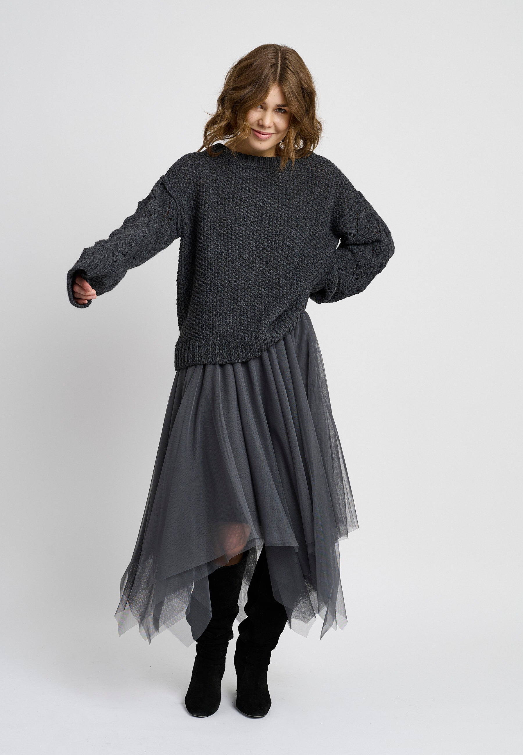 Elton ETTulle Nederdele 9500 GREY