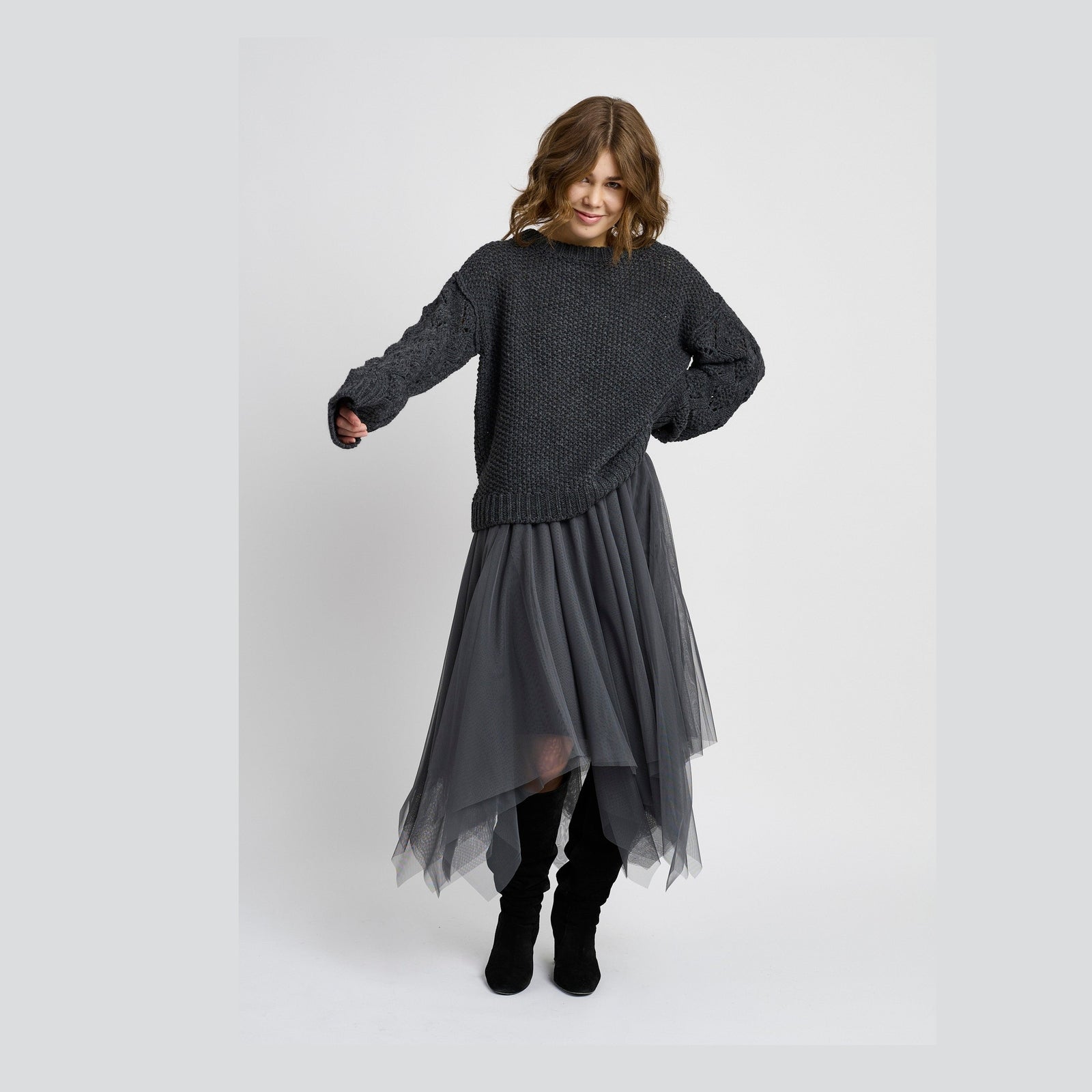 Elton ETTulle Nederdele 9500 GREY