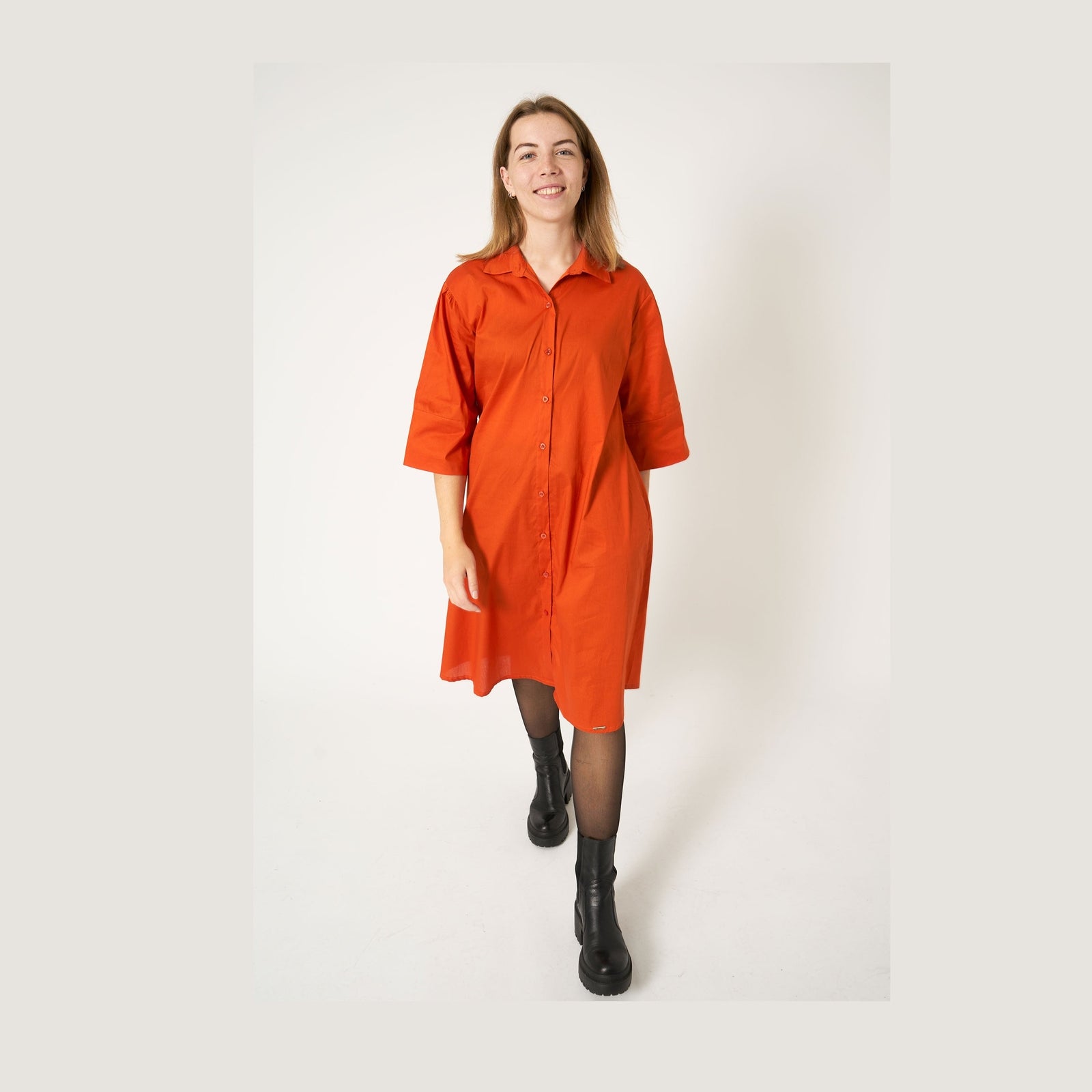 Elton ETWiga Kjoler 093 Dark Orange
