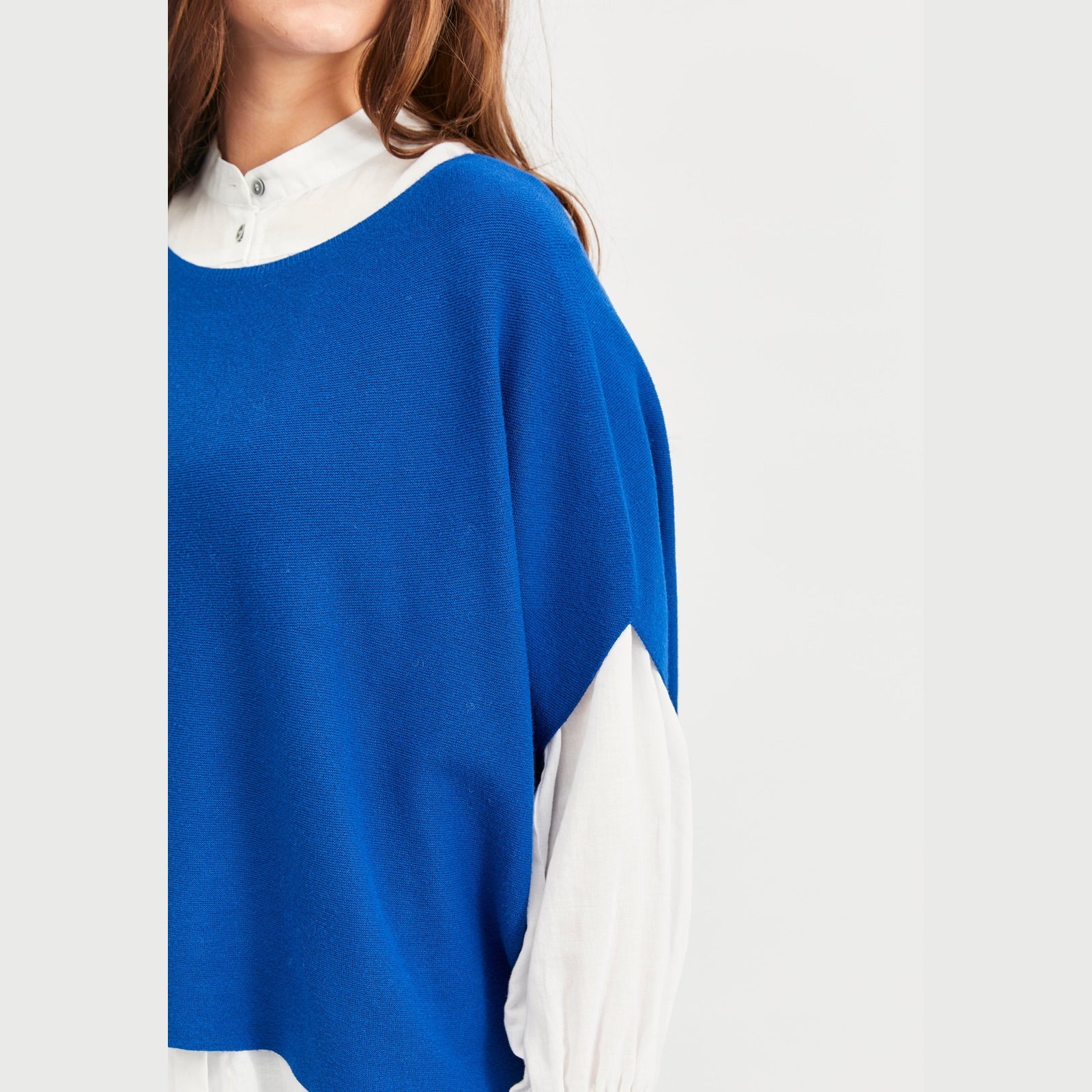 Lind Elfi Poncho 276 Lapis Blue