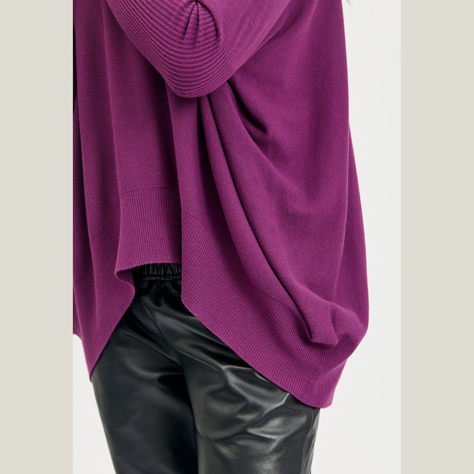 Lind Esther Knit Pullover 192 Dark purple