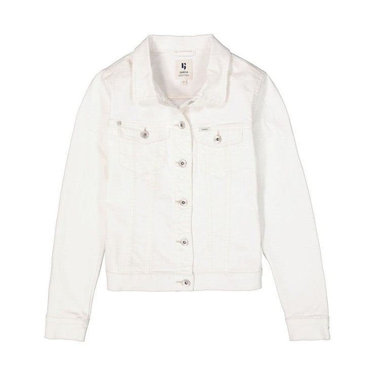 Sofia hvid denim jakke