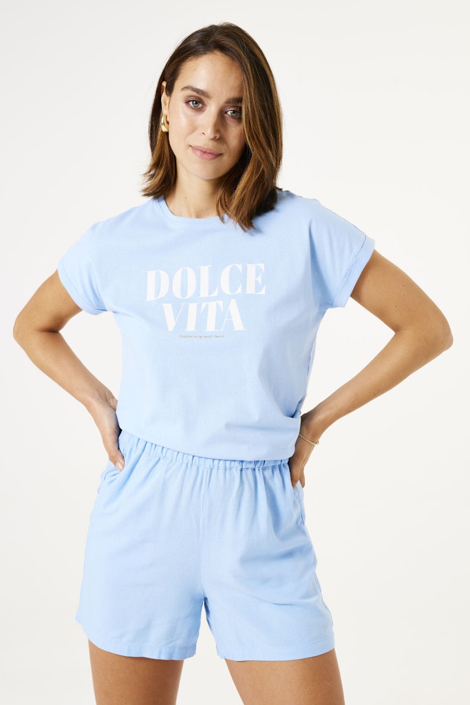 T-shirt med frontprint