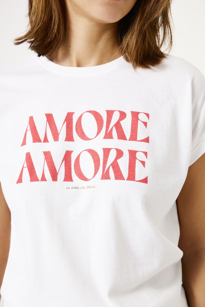 T-shirt med frontprint