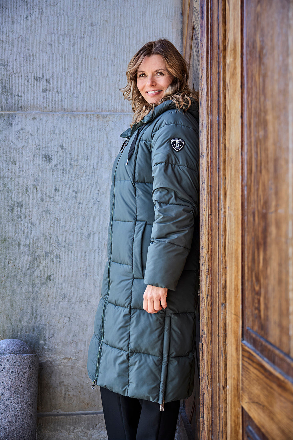 Windfield / Danwear Jeanett Vinterjakker 14 Bottle Green