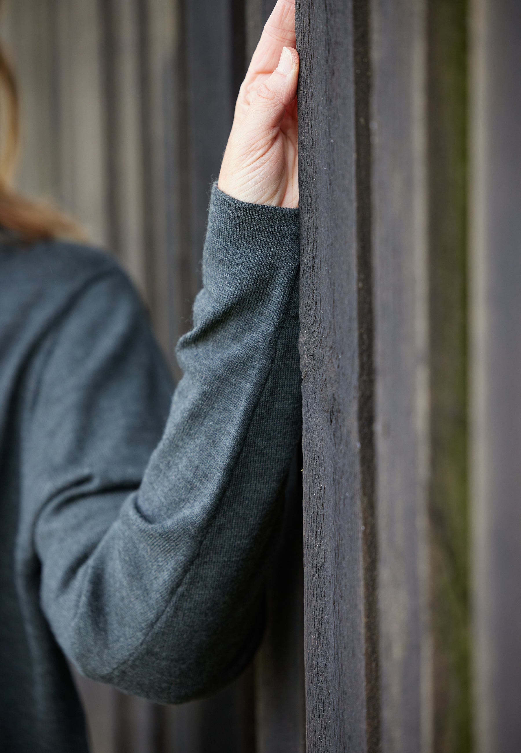 Lind Kirsten Knit Pullover 195412 Green Melange