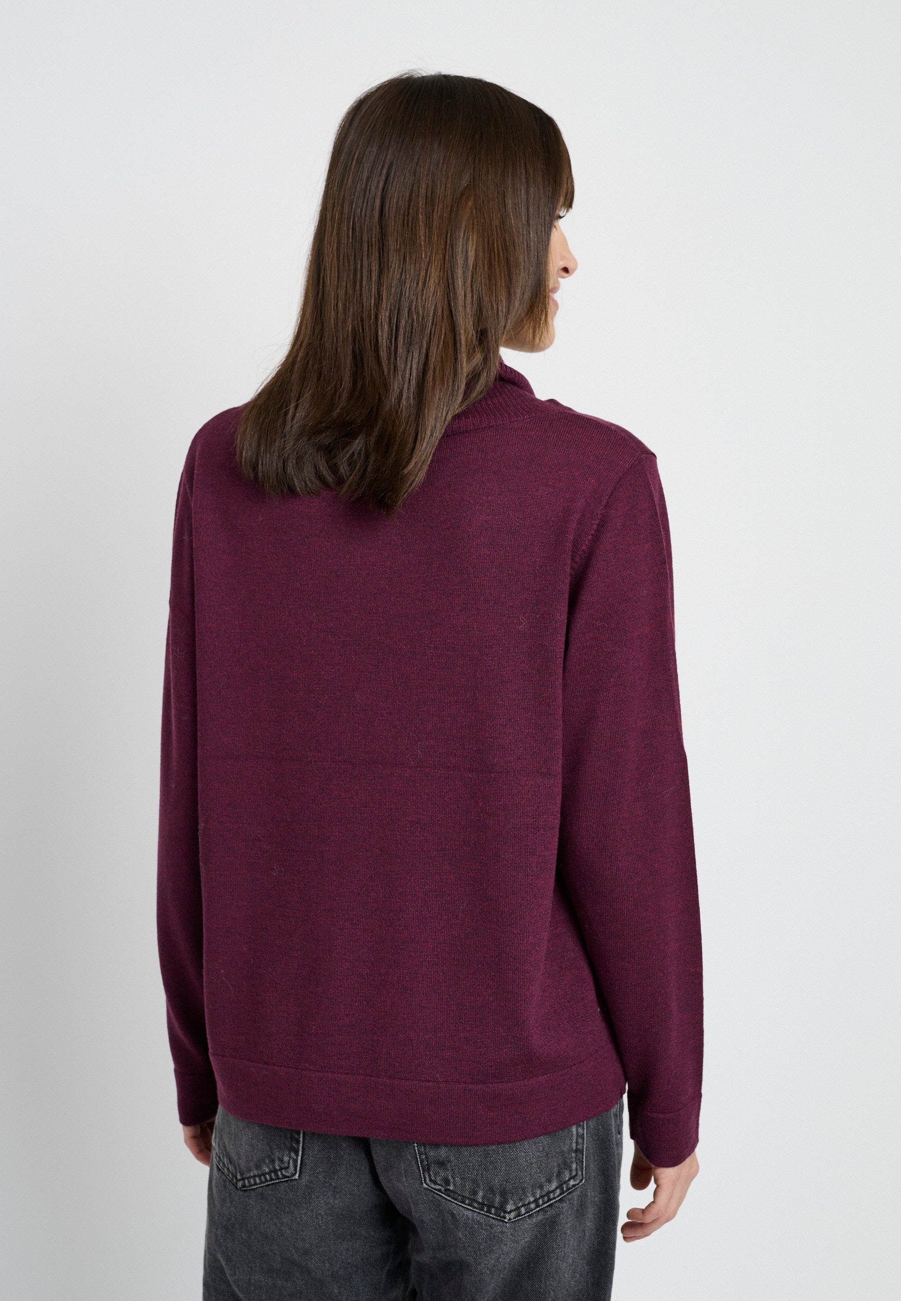 Lind Kirsten Knit Pullover 2660 granat red melange