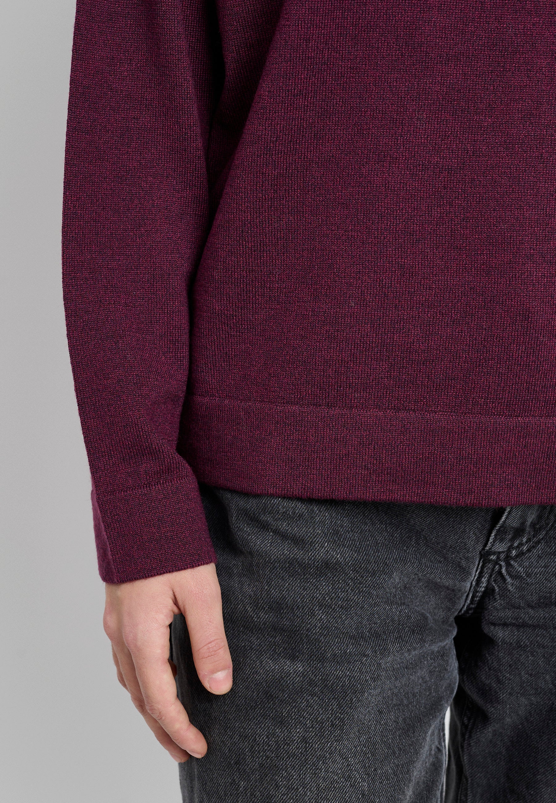 Lind Kirsten Knit Pullover 2660 granat red melange