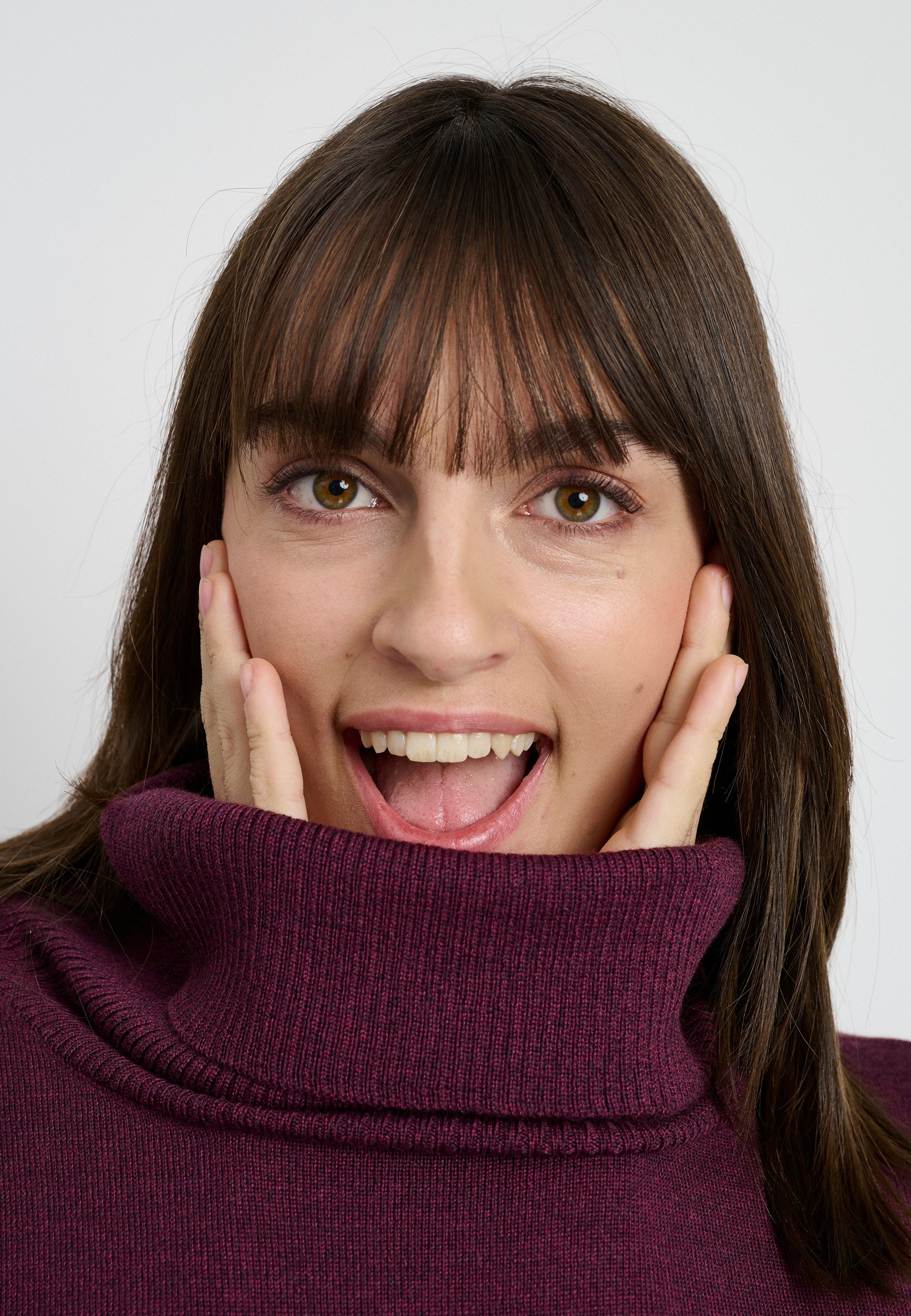 Lind Kirsten Knit Pullover 2660 granat red melange