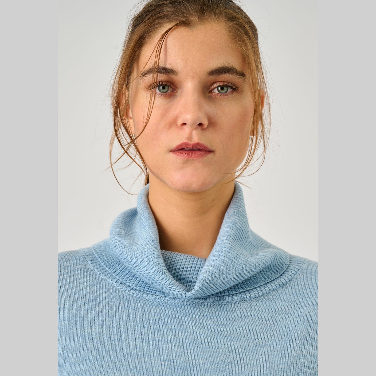 Lind Kirsten Knit Pullover 5002 Light Blue Melange