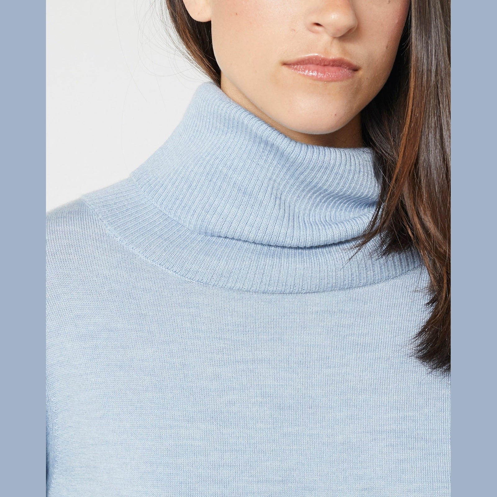 Lind Kirsten Knit Pullover 5002 Light Blue Melange