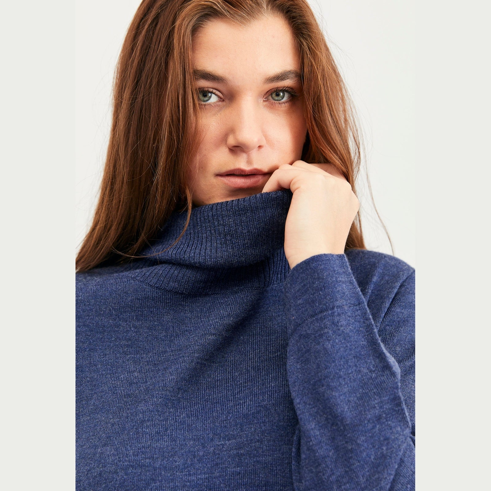 Lind Kirsten Knit Pullover 5650 blue melange
