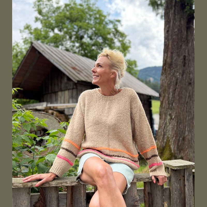 Lind LBBålhygge Knit Pullover 1200 SAND
