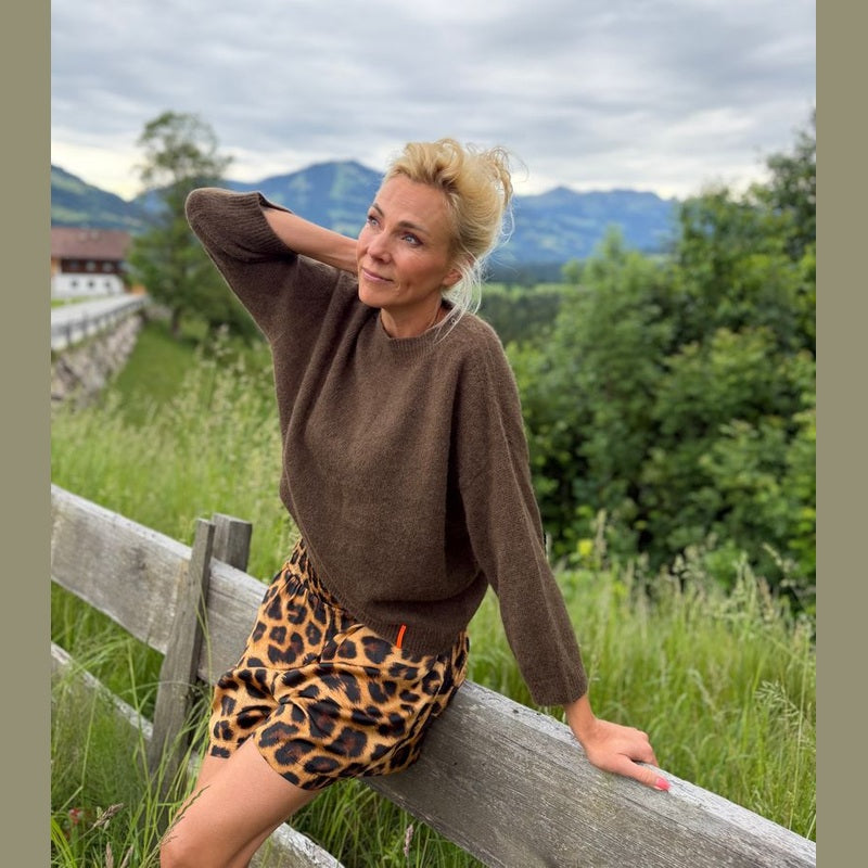 Lind LBHverdags fin Knit Pullover 1500 BROWN
