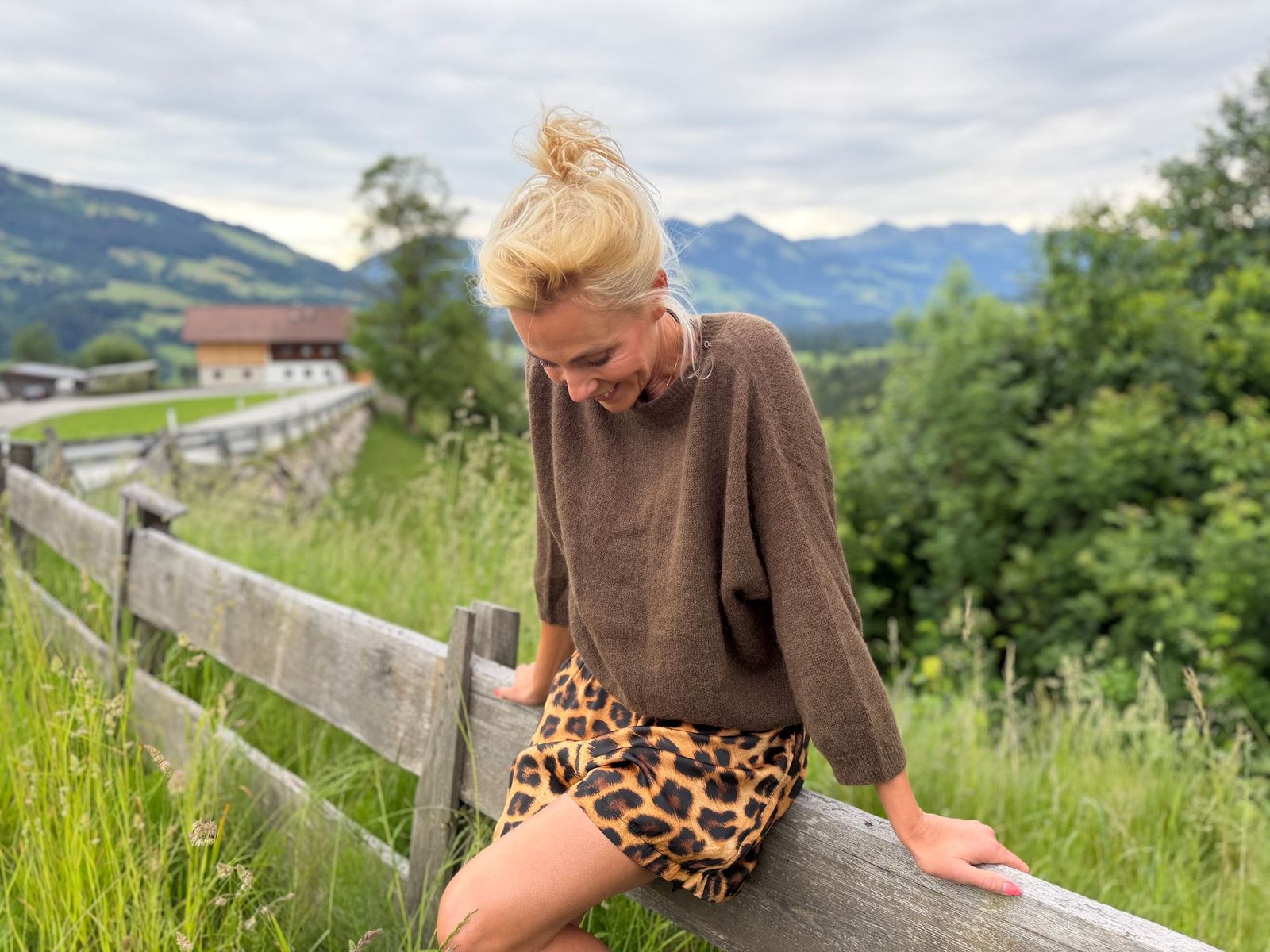 Lind LBHverdags fin Knit Pullover 1500 BROWN