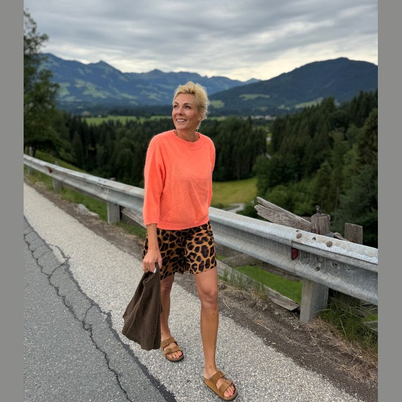 Lind LBHverdags fin Knit Pullover 8500 ORANGE