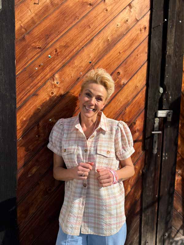 Lind LBKorn Skjortebluser 8001 Soft Peach