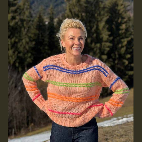 Lind LBPetunia Knit Pullover 8001 Soft Peach